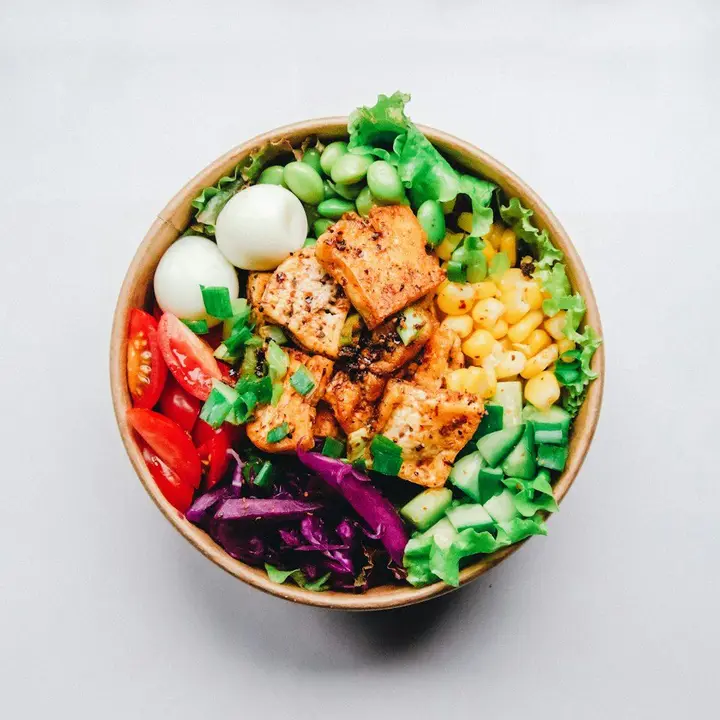 Illustrative free stock food photo for Asian Sesame Salad Style Sample (not official brand photography)